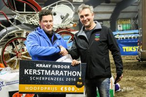 Pieter Karelse wint hoofdprijs Kraay indoor kerstmarathon