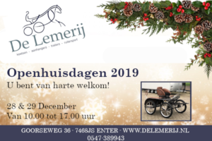Openhuisdagen De Lemerij op 28 en 29 december 2019