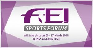 Martin Hölle Fahrsportvertreter beim FEI Sports Forum