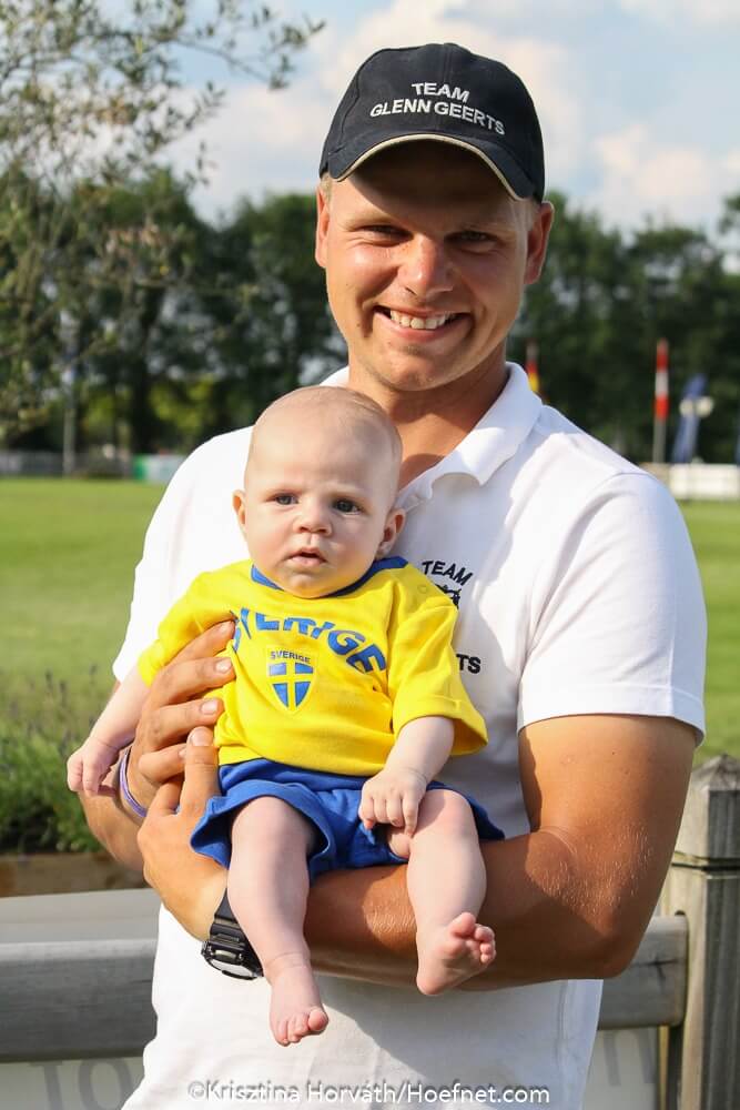 Glenn Geerts traint Zweedse jeugdmenners