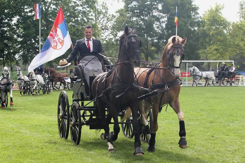 Young Serbian stars shine brightly on home ground at EEF Balkan Driving Championships