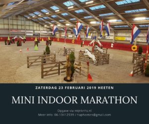 Minimarathon Heeten op 23 februari