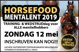 Horsefood Mensport Trainingsdag met Saskia Siebers, Stan van Eijk, Wilbrord van den Broek, Frank van der Vegt, Frank van der Doelen en Leonne van Gestel