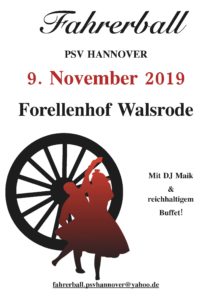 Fahrerball Hannover am 9. November