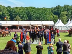 Duits kampioenschap vierspannen Rastede: Goud voor de Brauchle broers