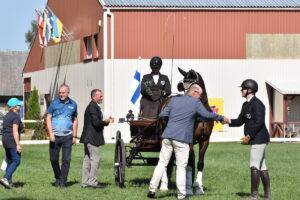 Talvikki Järvinen takes the win in Zirgaudzetava Koceni