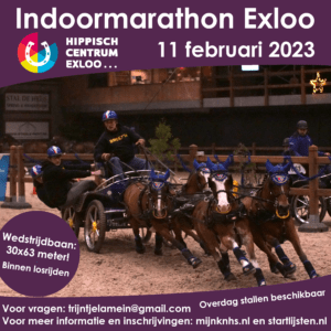 Indoormarathon Exloo geannuleerd