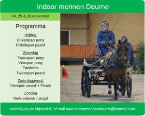Opnieuw indoor in Deurne