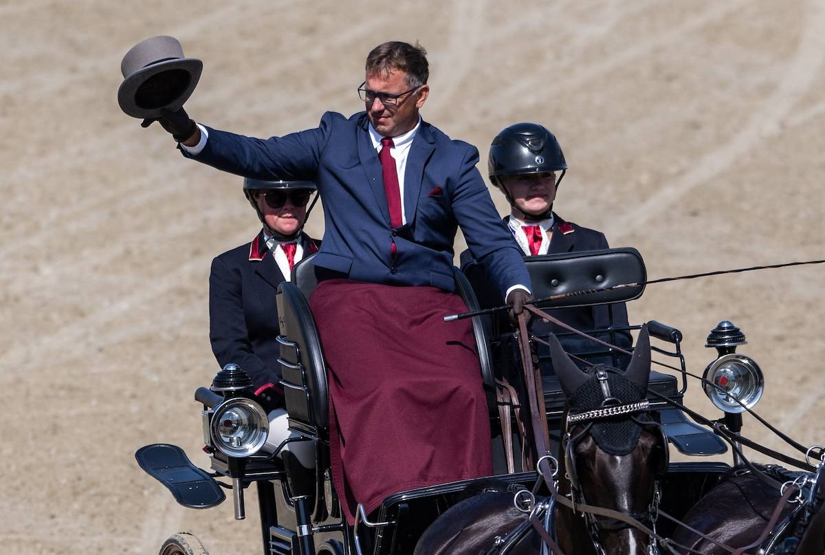 World Championship for Four-in-Hand Szilvásvárad 2024: Dressage Friday