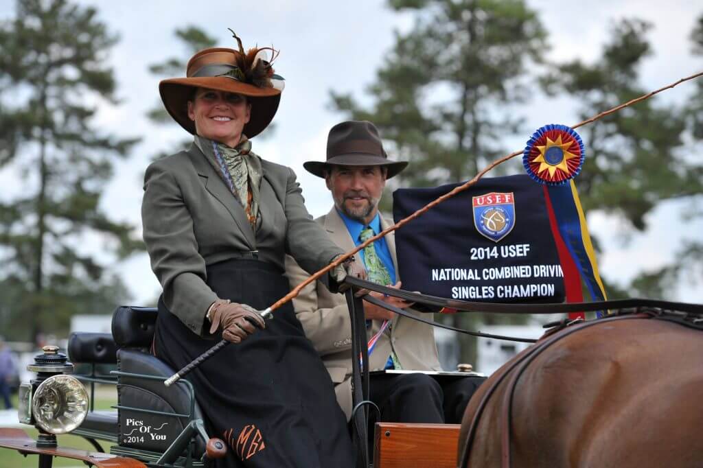 Berndl Retains USEF National Single Horse Driving Championship Title with Supreme Effort at 2014 Southern Pines CDE