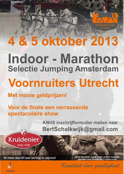 Indoor marathon Utrecht op 4 & 5 oktober